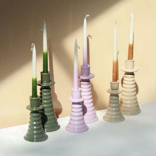 Ombre Hand-dipped Tapered Candles