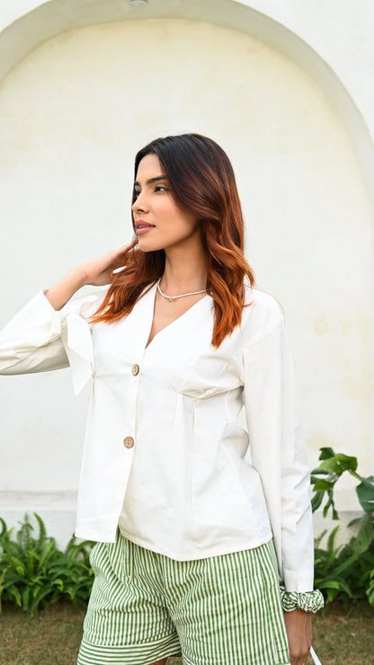 Plum Perfect Knot‑Sleeve Coord Set