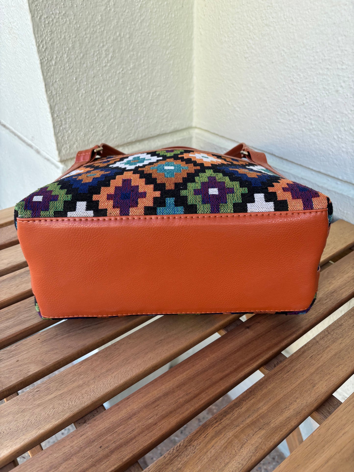 Geo Weave Handcrafted Tote