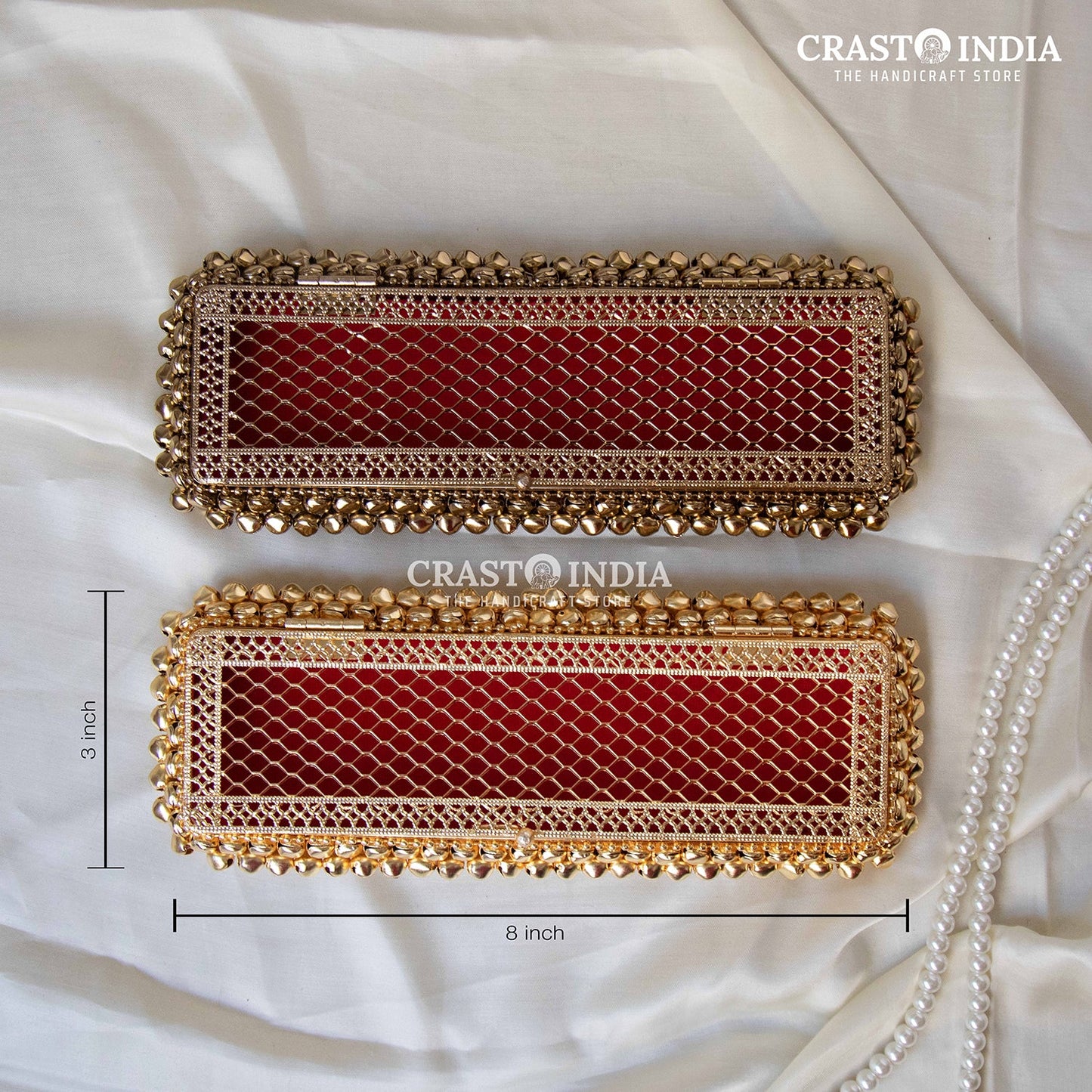 Handcrafted Ghunghroo Jewellery Chain Box