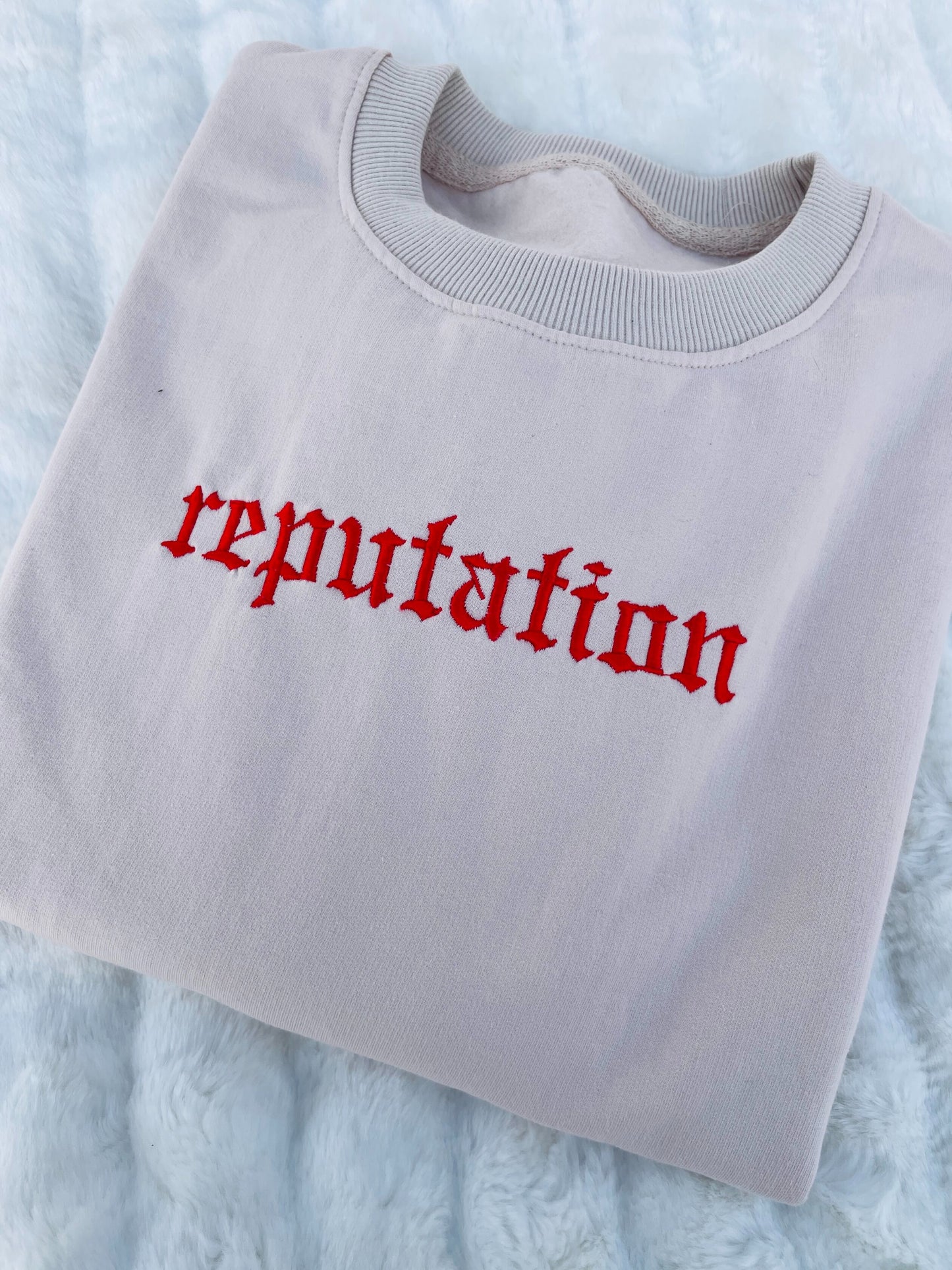 Reputation Embroiderd Sweatshirt