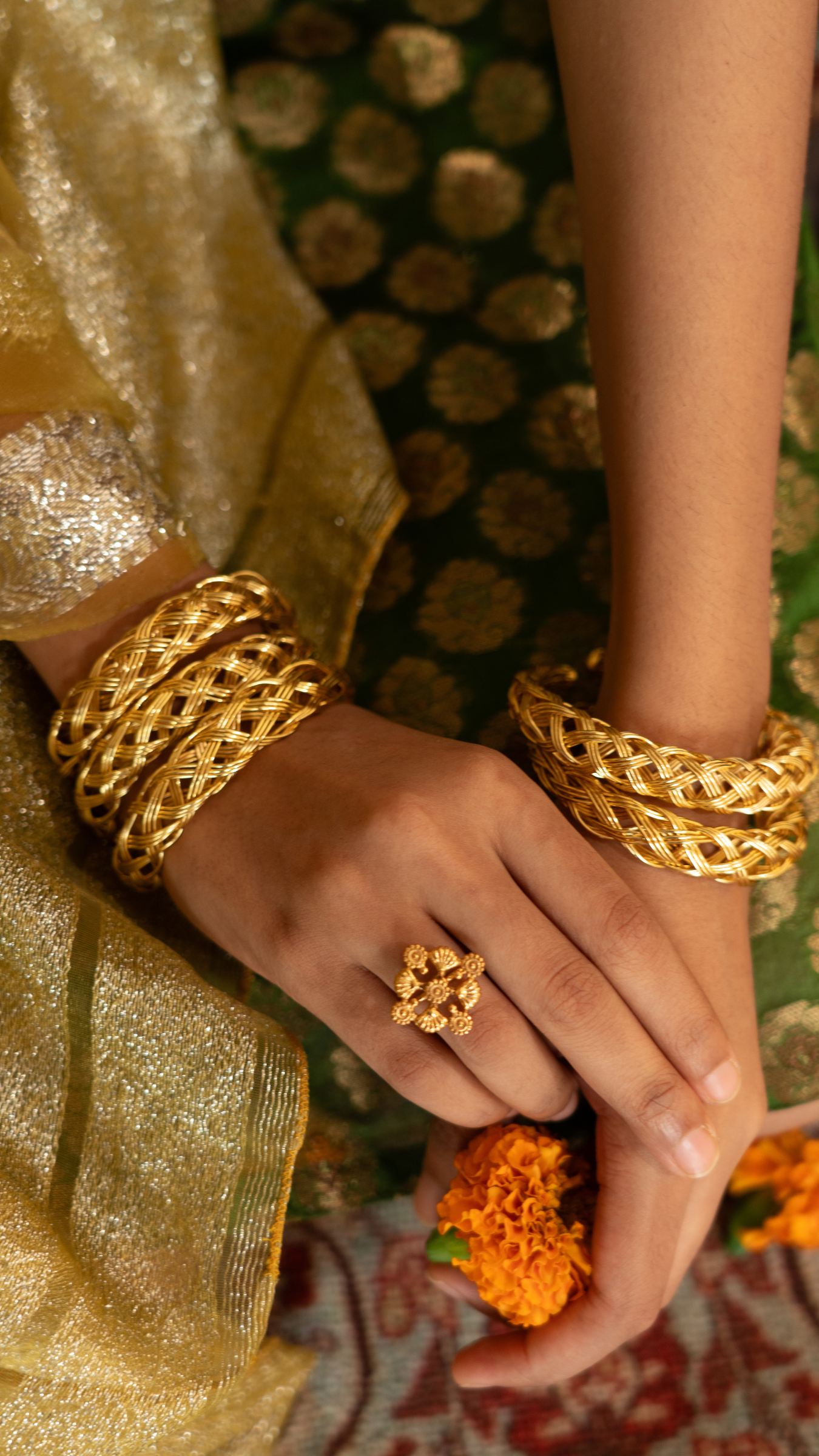 Charulata Gold Kada