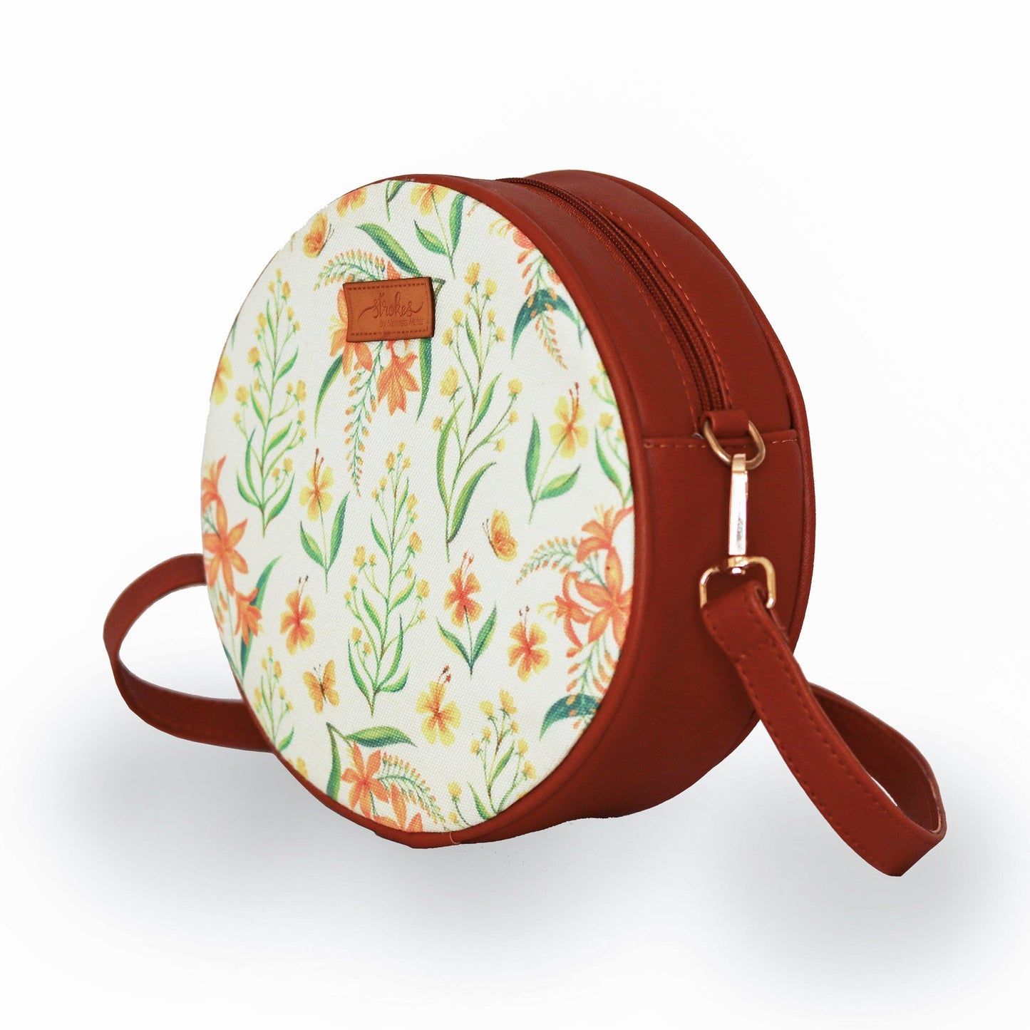 Summer Blossoms Orbit Sling Bag