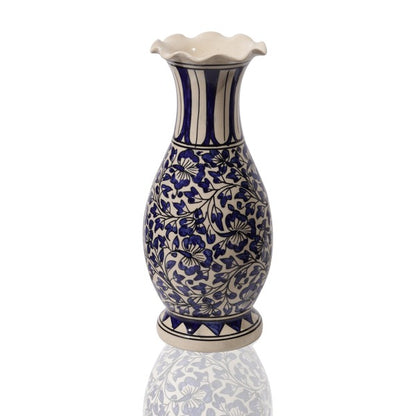 Indigo Ceramic Vase