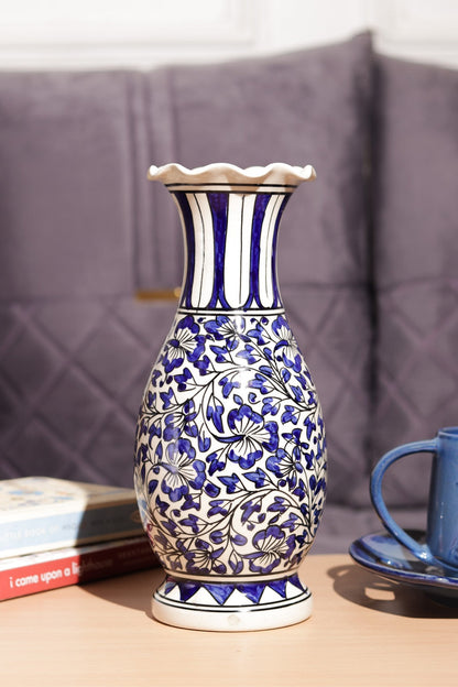 Indigo Ceramic Vase