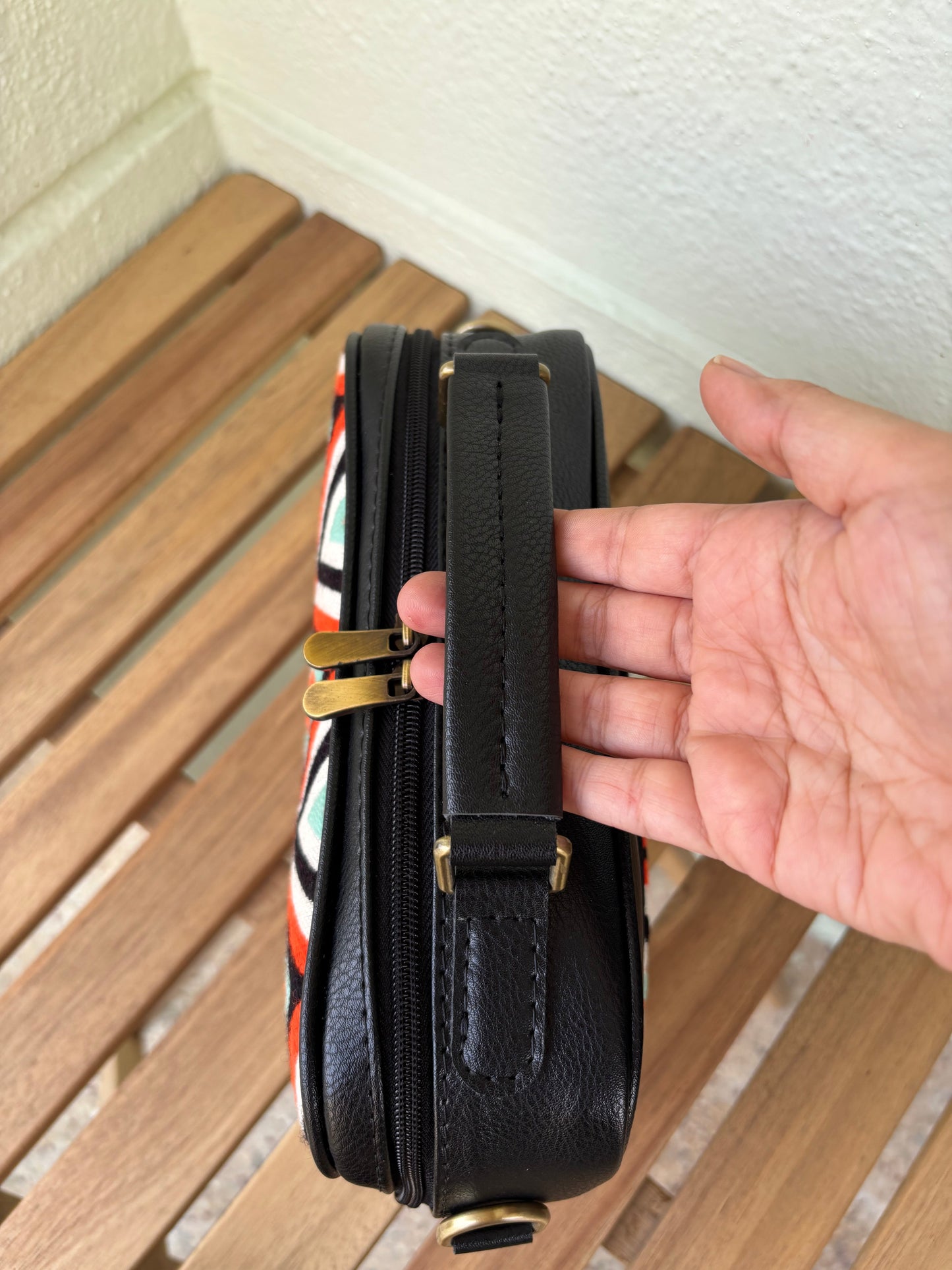 Geo Handcrafted Briefcase Sling