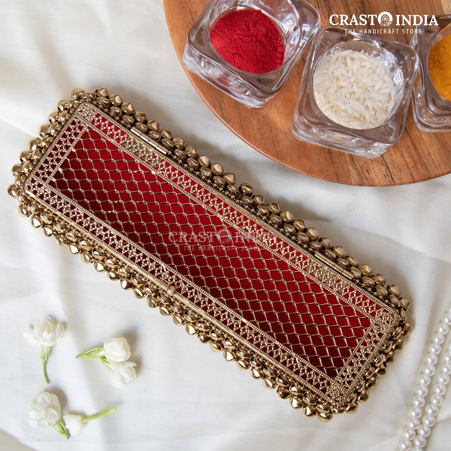 Handcrafted Ghunghroo Jewellery Chain Box