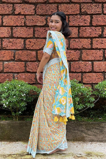 Kaularu ~ Mul Cotton Saree