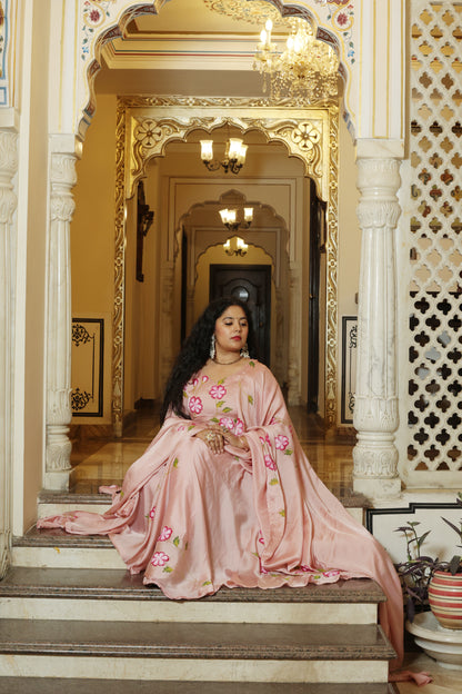 Dharvi Handpainted Anarkali Set