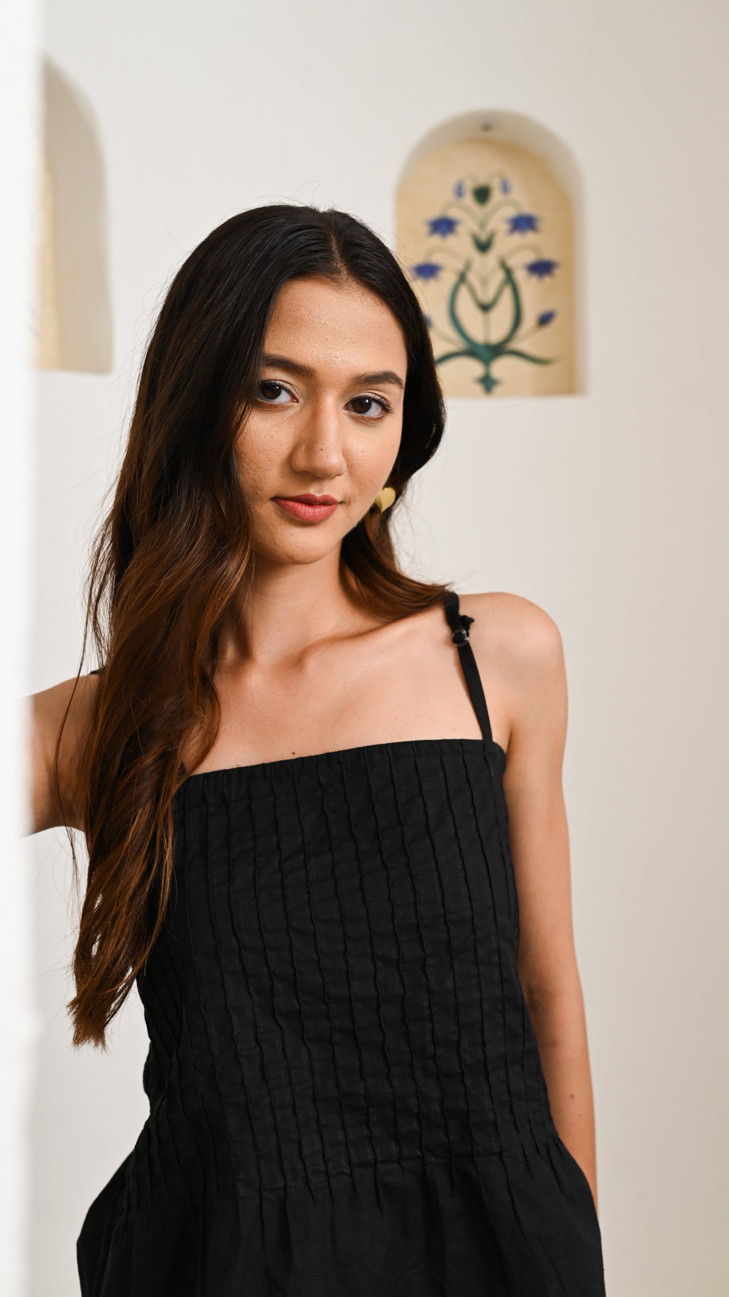 Black Beauty Cotton Poplin Top