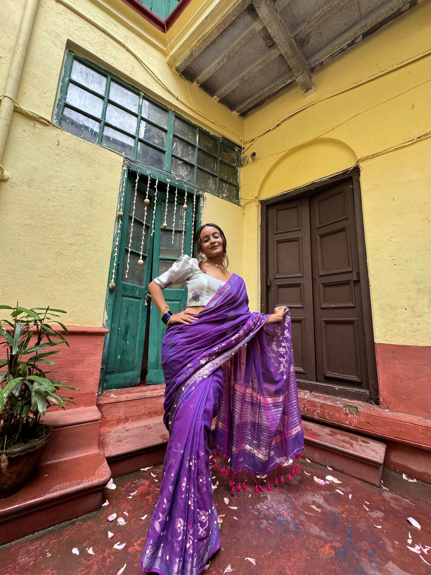 Purple Mist Saree