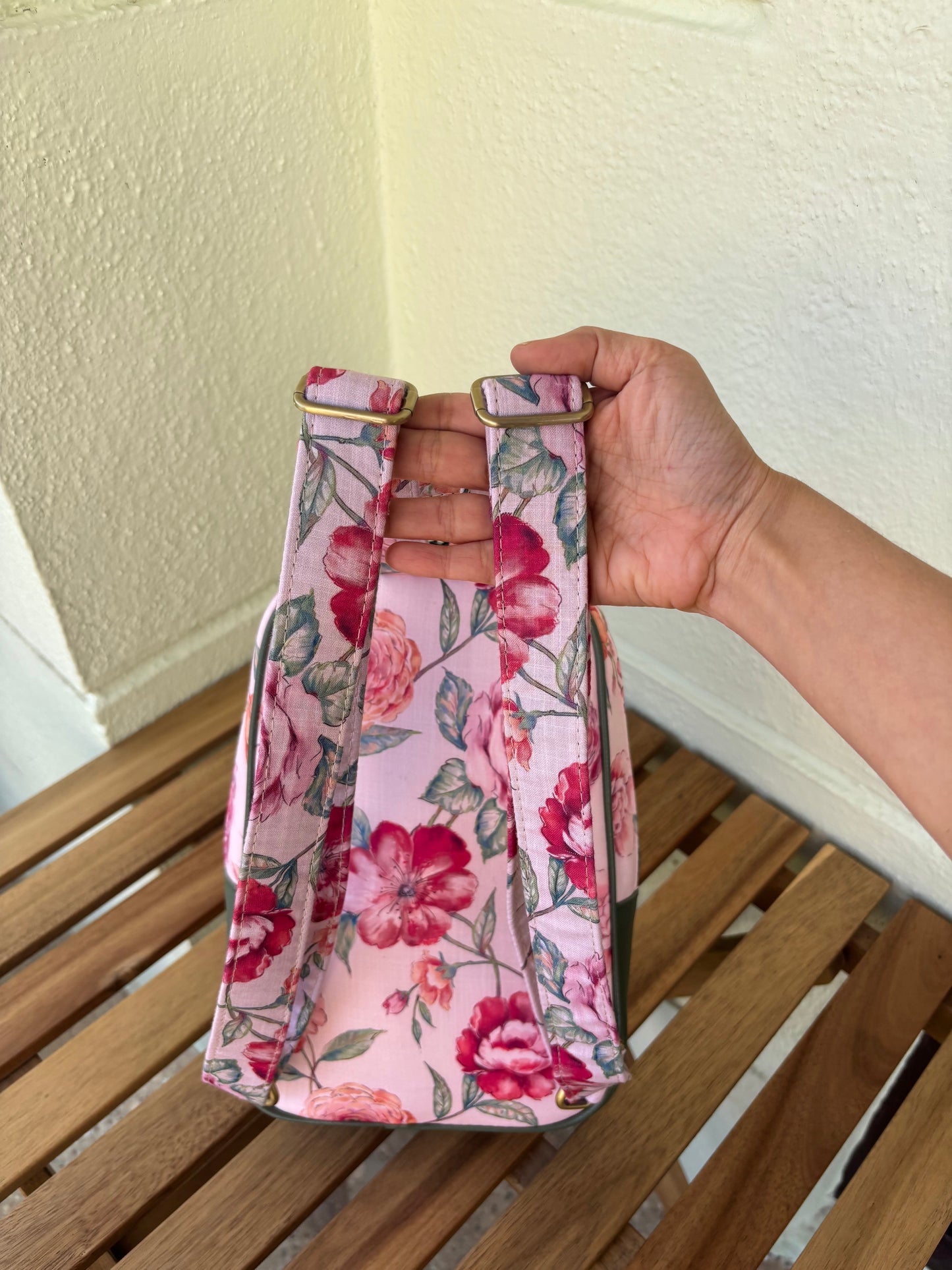 Rosa Garden Everyday Handcrafted Backpack