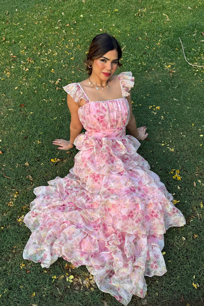 Whispering Rose Flare Dress