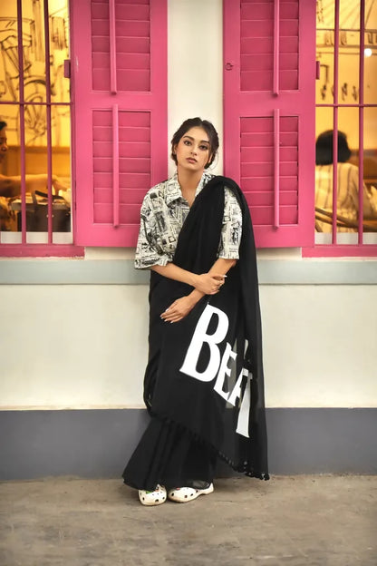 The Beatles Saree