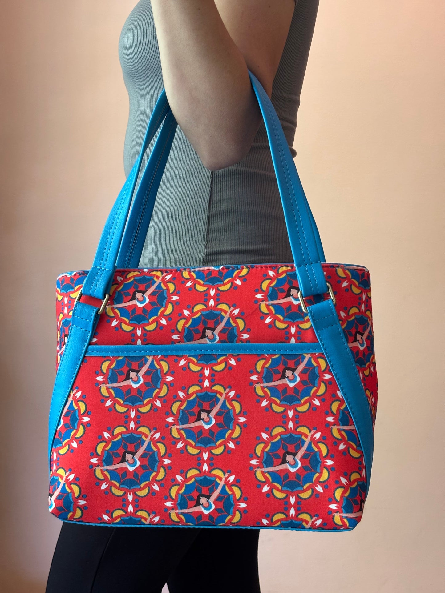 Mosaic Bloom Handcrafted Tote