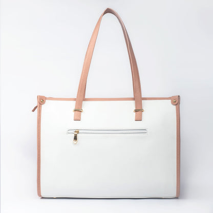 Peachy Crane Paradise Box Tote bag