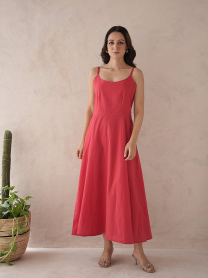 Noir Embroidery Cotton Jacket Dress