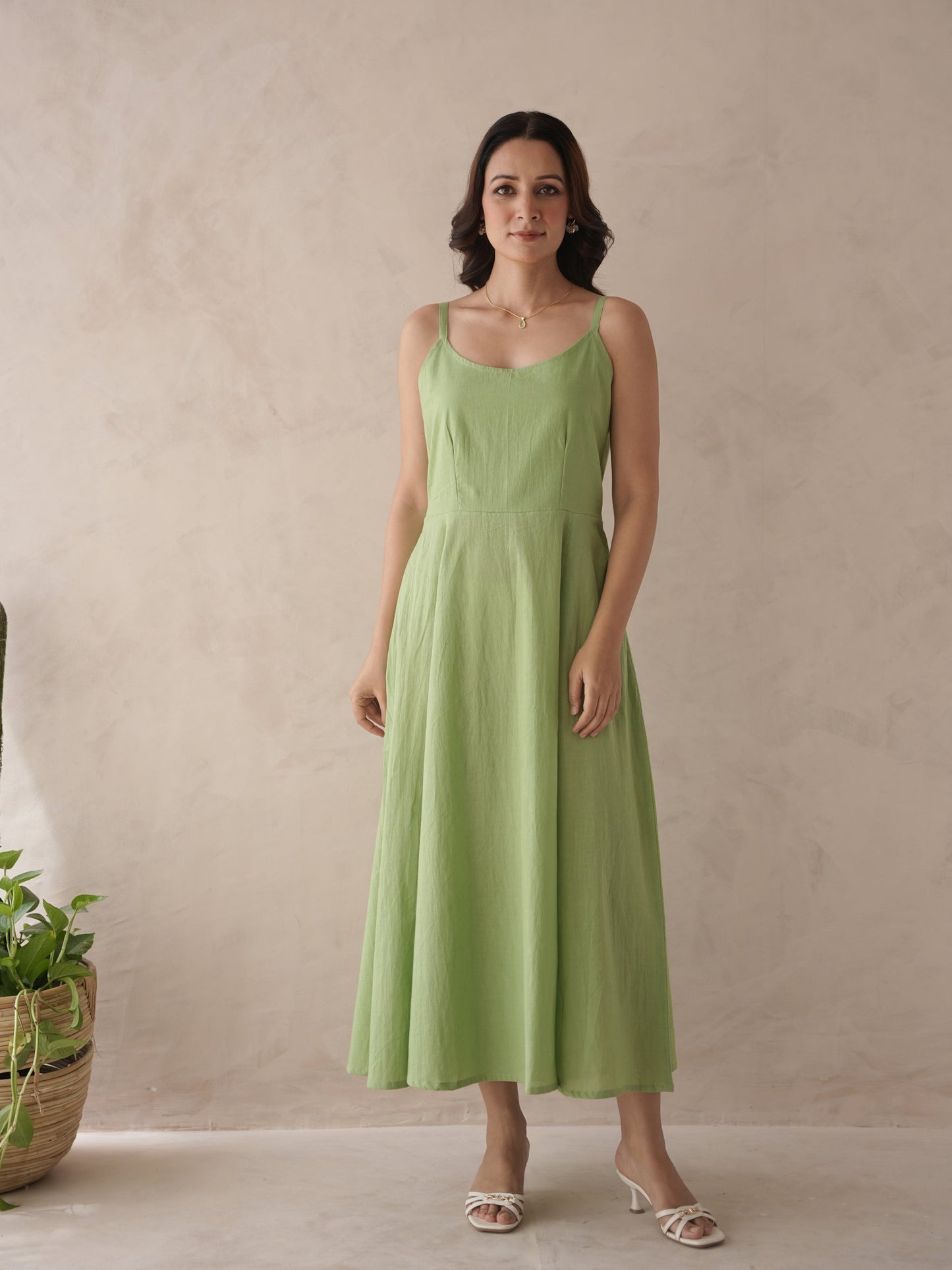 Noir Embroidery Cotton Jacket Dress