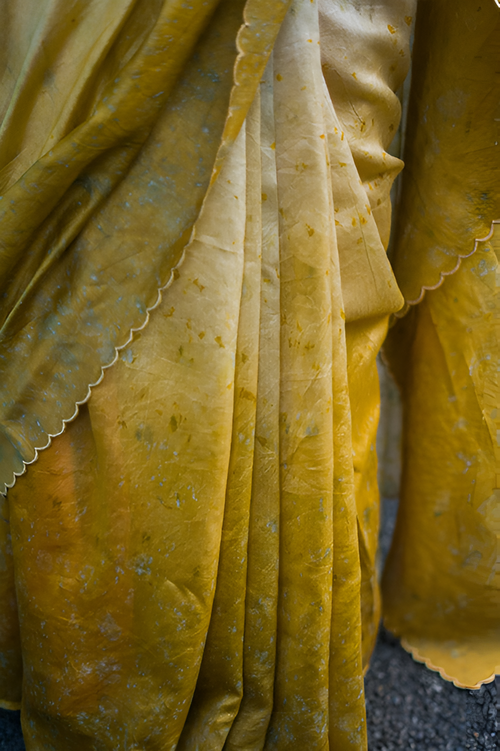 Natural Flower Dyed Ritika Chanderi Silk Saree