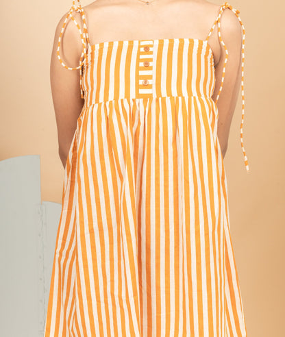 Sunshine Stripe Cotton Dress