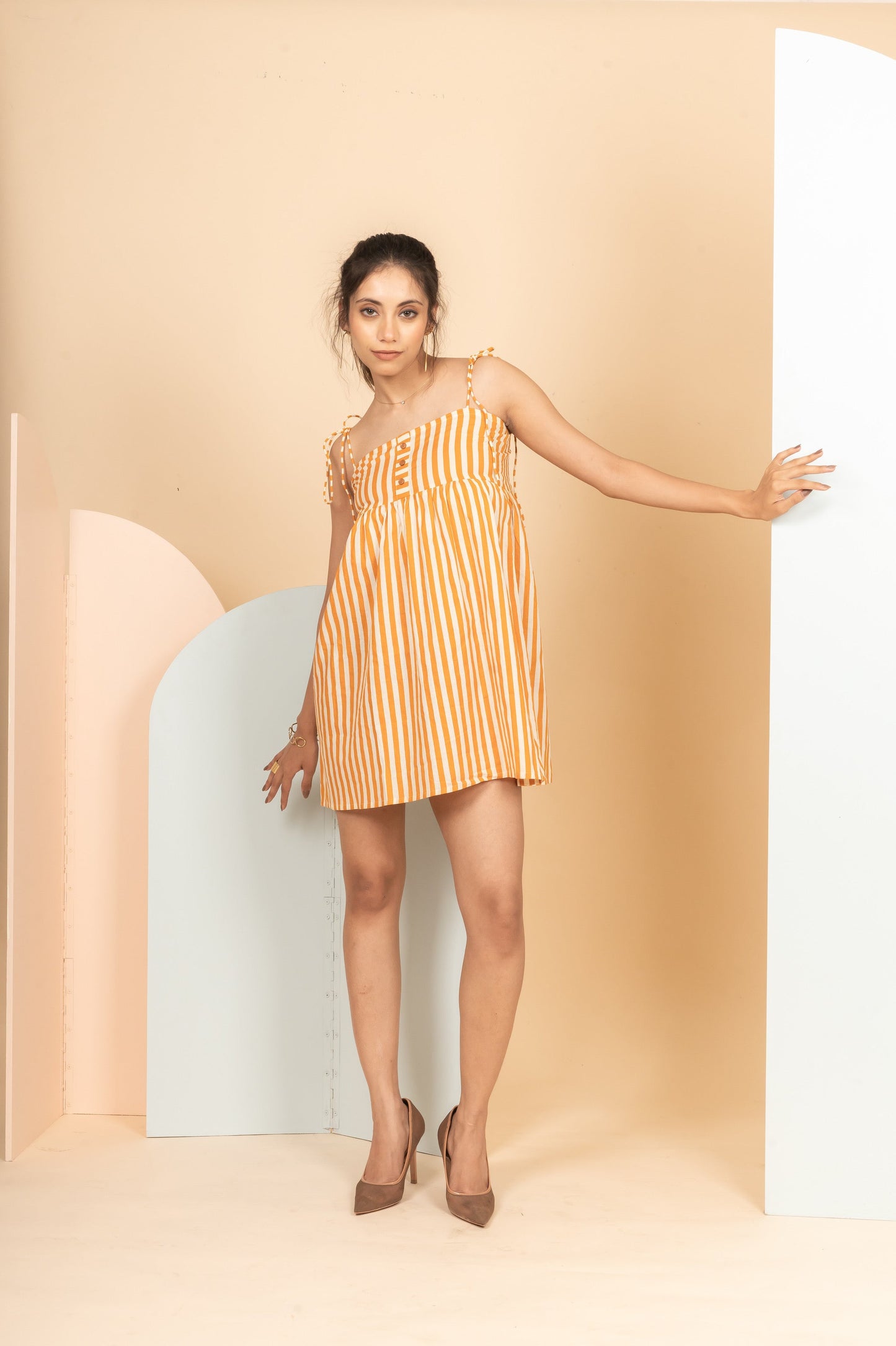 Sunshine Stripe Cotton Dress