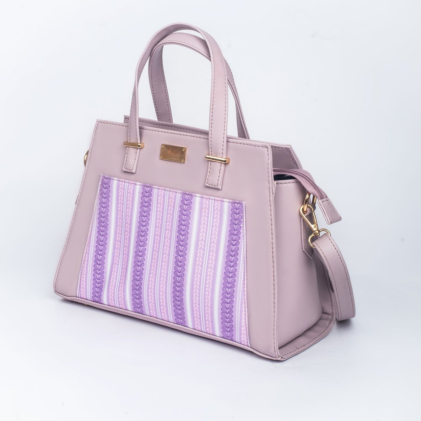 Lilac Leaves Handbag