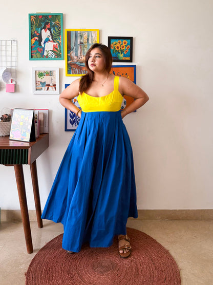 Dual Tone Cotton Mama Mia Dress