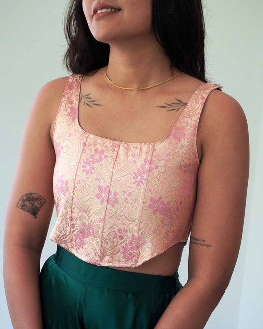 Ishani Banaras Silk Corset