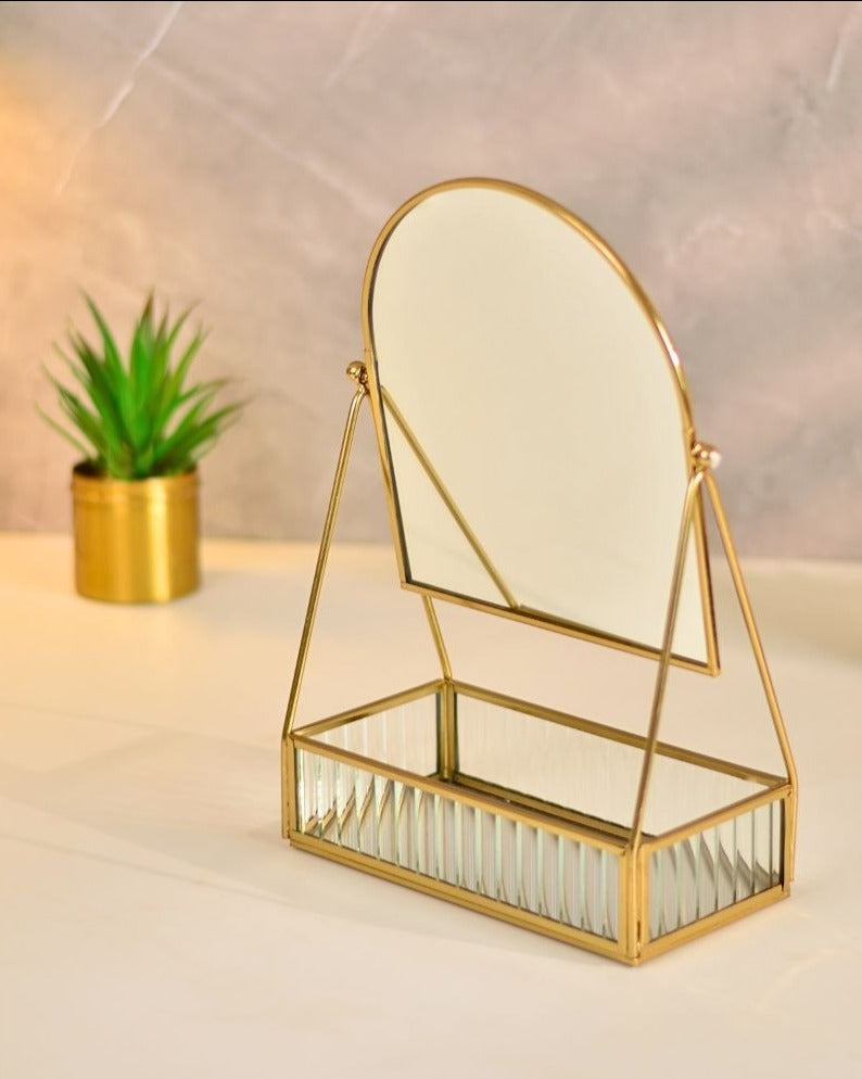 Vanity Mirror With Tray