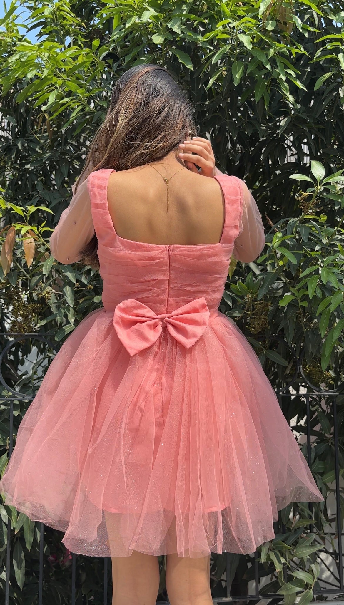 Sugarplum Pearl Dress With Detachable Big Bow