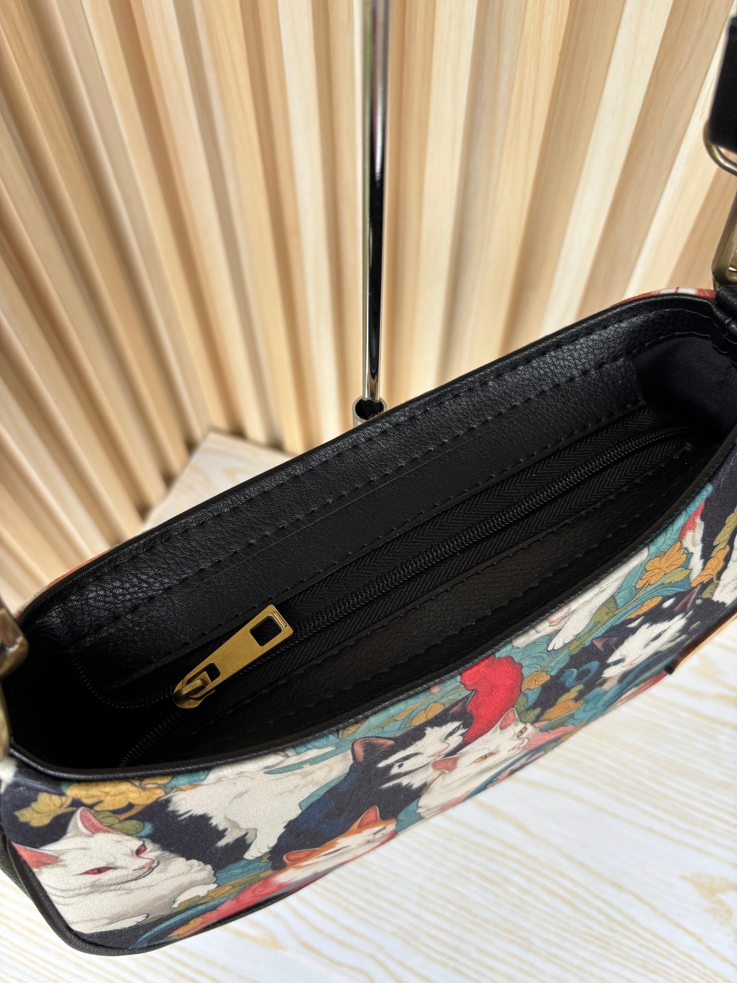 Whiskers Handcrafted Baguette Bag