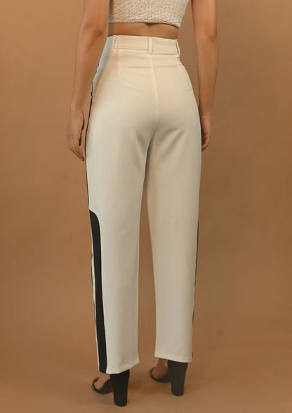 Line On Line Straight Pants