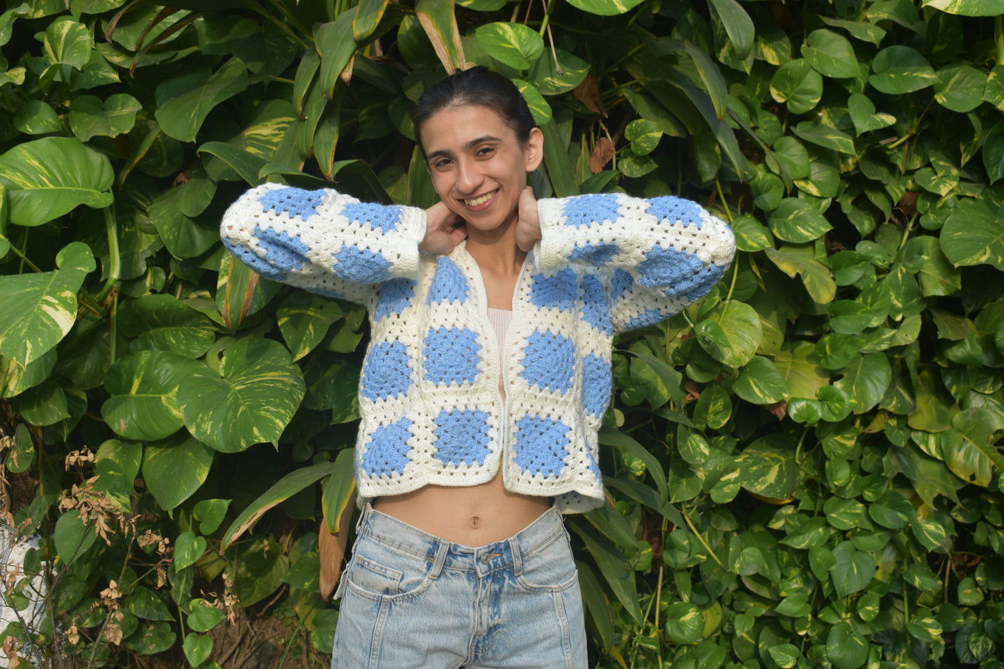Sky Crochet Cardigan