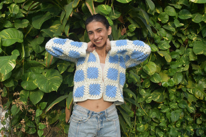 Sky Crochet Cardigan