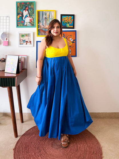 Dual Tone Cotton Mama Mia Dress