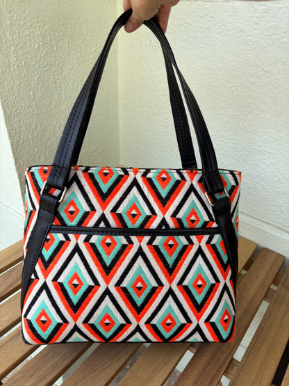 Aztec Horizon Handcrafted Tote