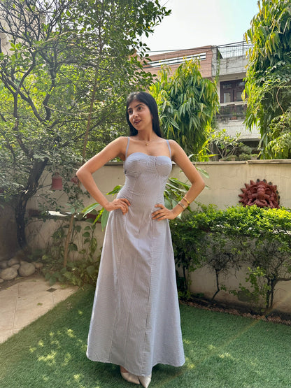 Stripe and Hype Cotton Dress