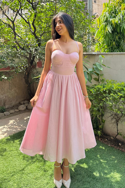 Summer Love Gingham Cotton Dress