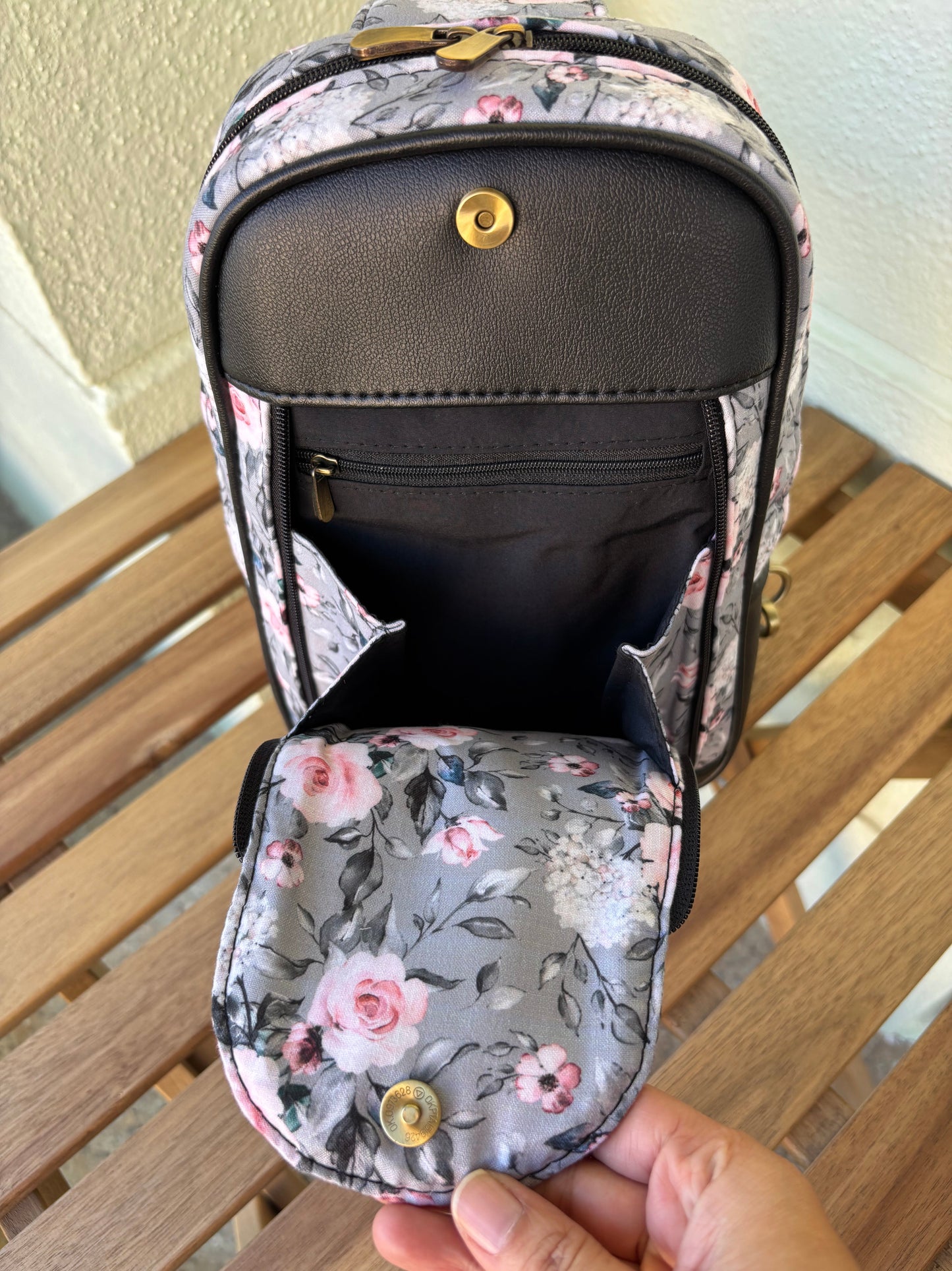 Smoky Rose Handcrafted Backpack