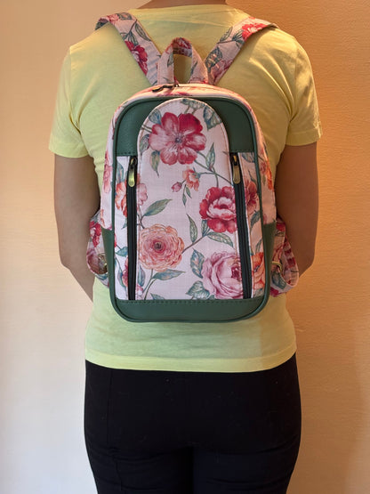 Rosa Garden Everyday Handcrafted Backpack