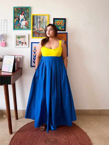 Dual Tone Cotton Mama Mia Dress