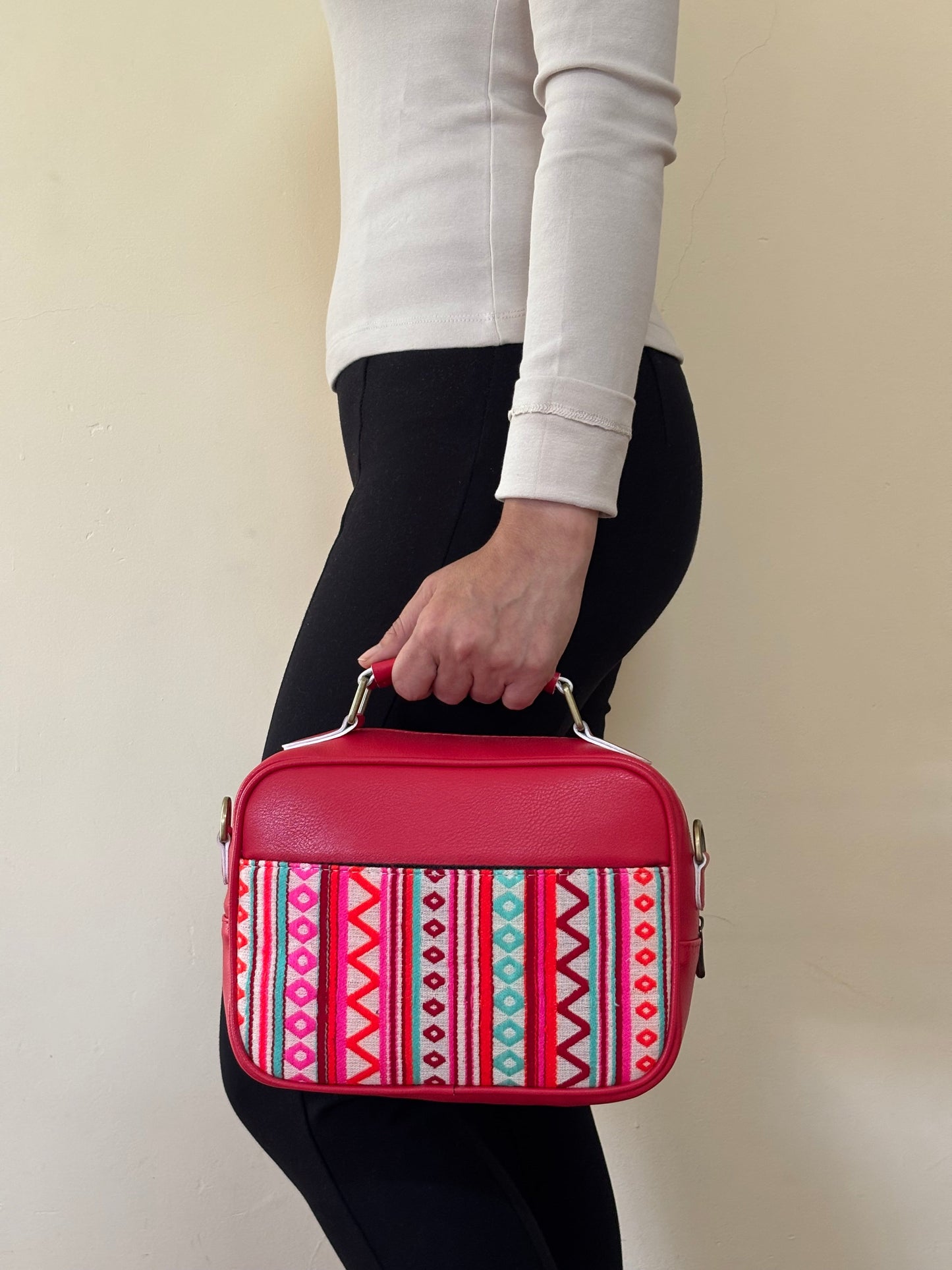 Vivid Handcrafted Briefcase Sling