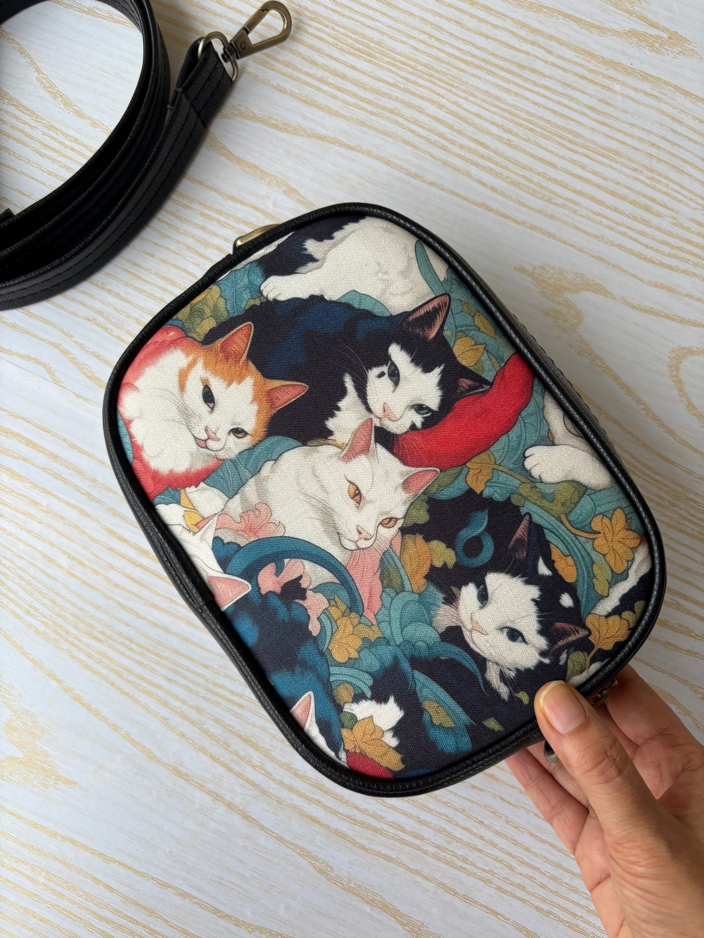Meow Muse Handcrafted Sling Bag