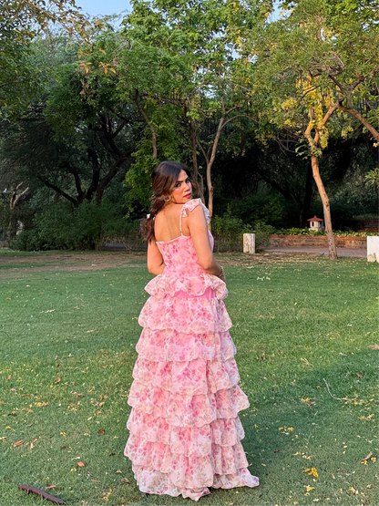 Whispering Rose Flare Dress