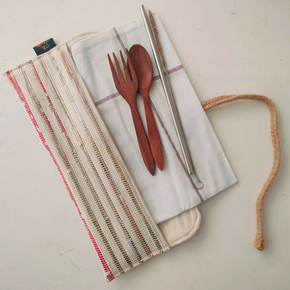 Upcycled Handwoven: Cutlery Kit