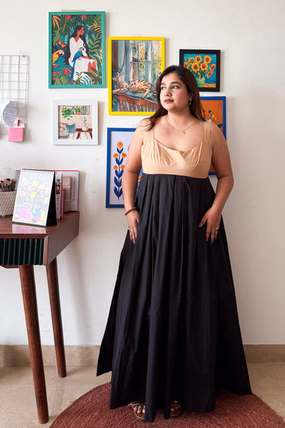 Dual Tone Cotton Mama Mia Dress