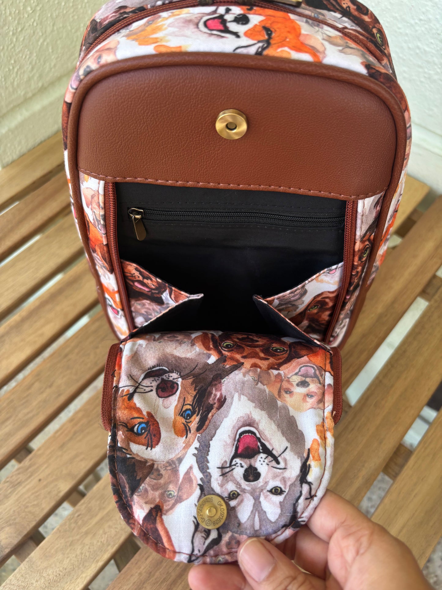 The Pawfect Chest & Back Handcrafted Backpack