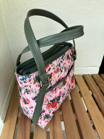 Botanical Bloom Handcrafted Tote