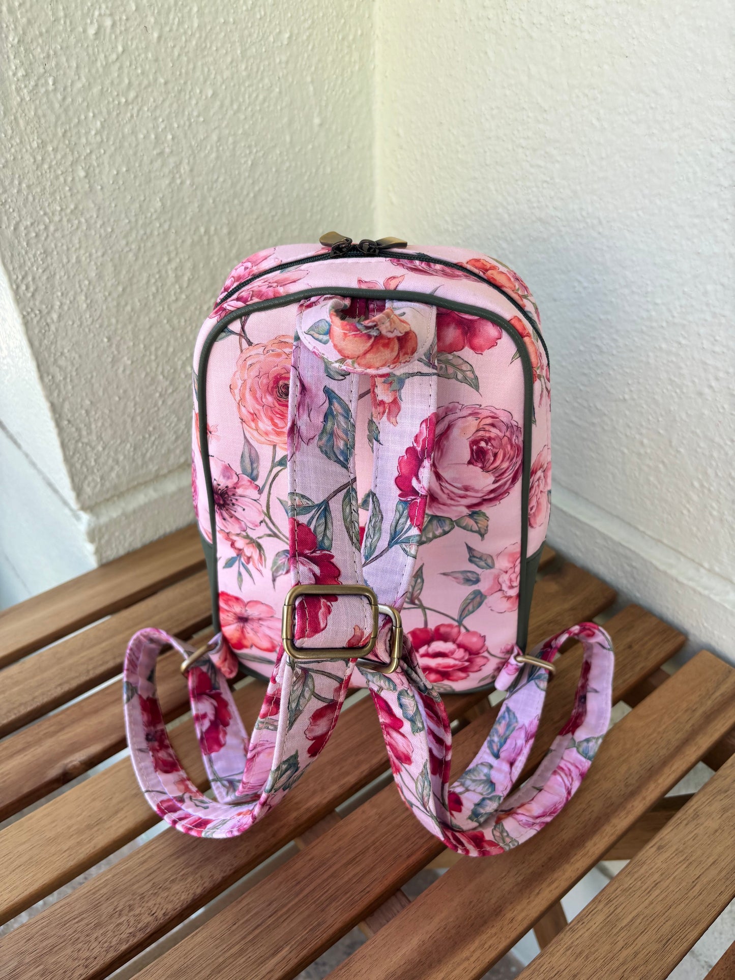 Rosa Garden Everyday Handcrafted Backpack