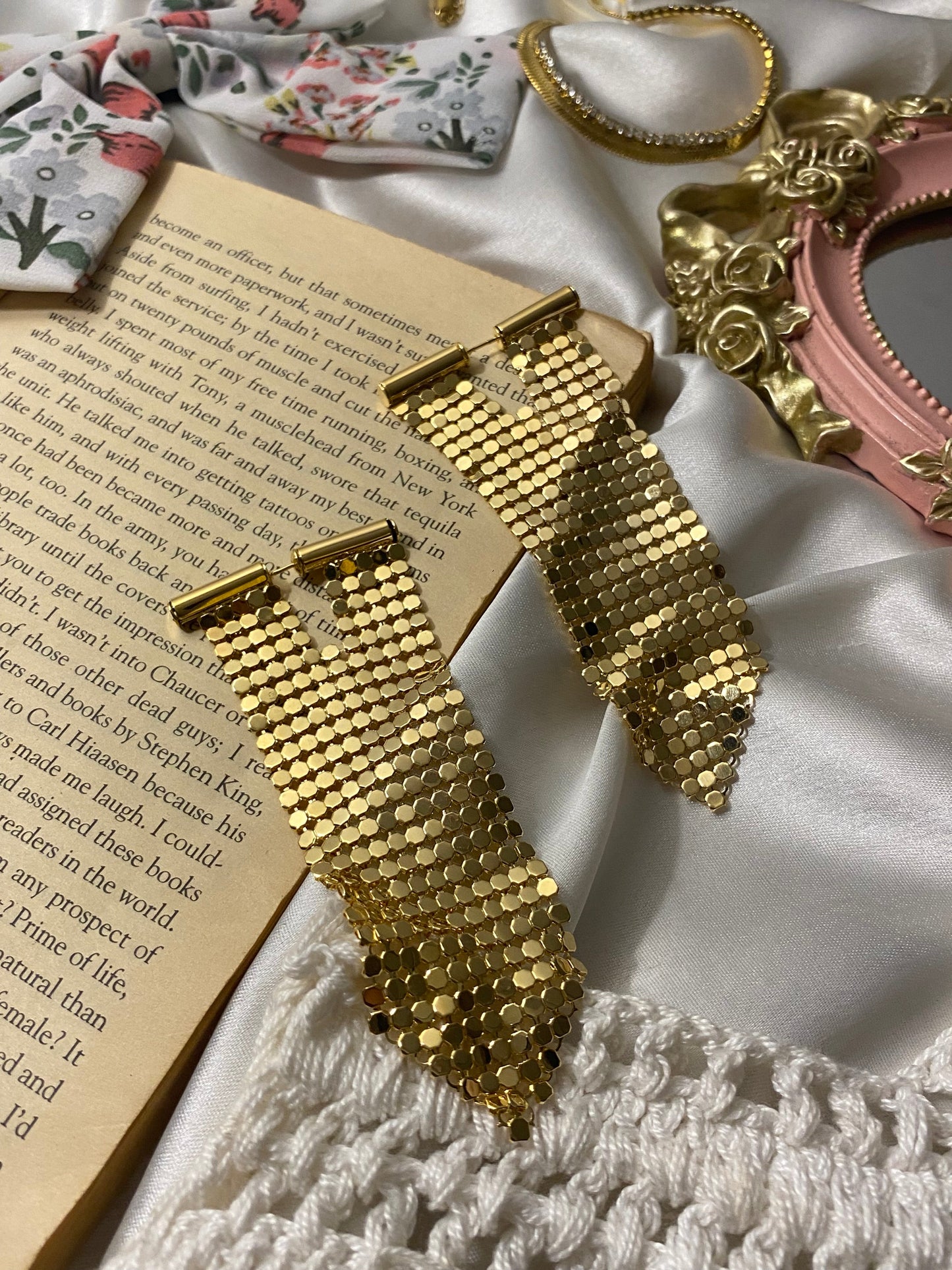 Gold Goddess Danglers